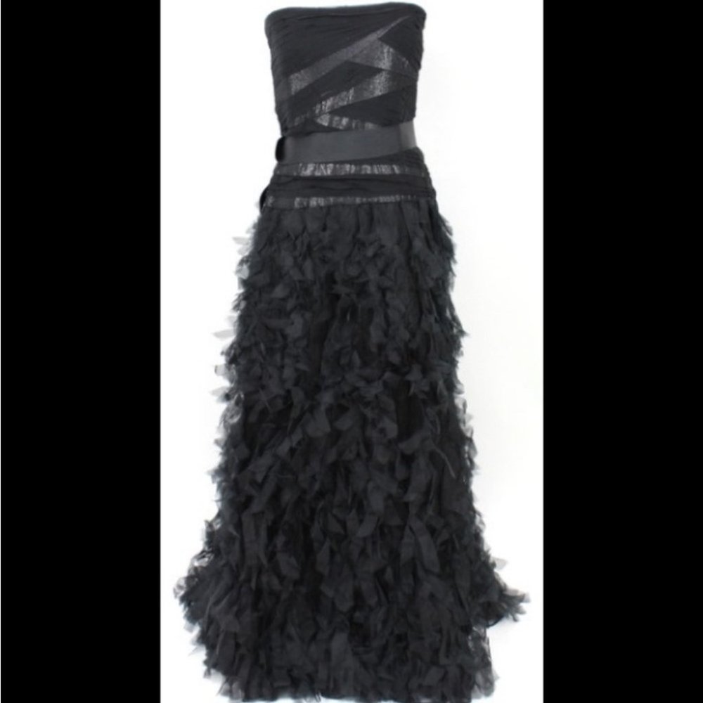 Tadashi Shoji Evening Gown Full Length Black Size 10